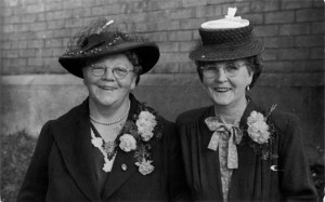 Mrs Faithful Philpott and Mrs Mabel Jeffries