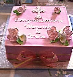 Warwick and Irene's Engagement Celebration Cake