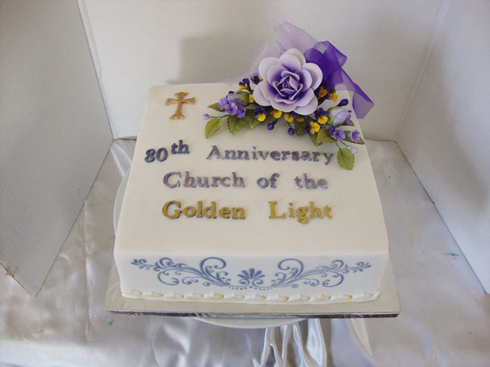 80th Anniversary Cake